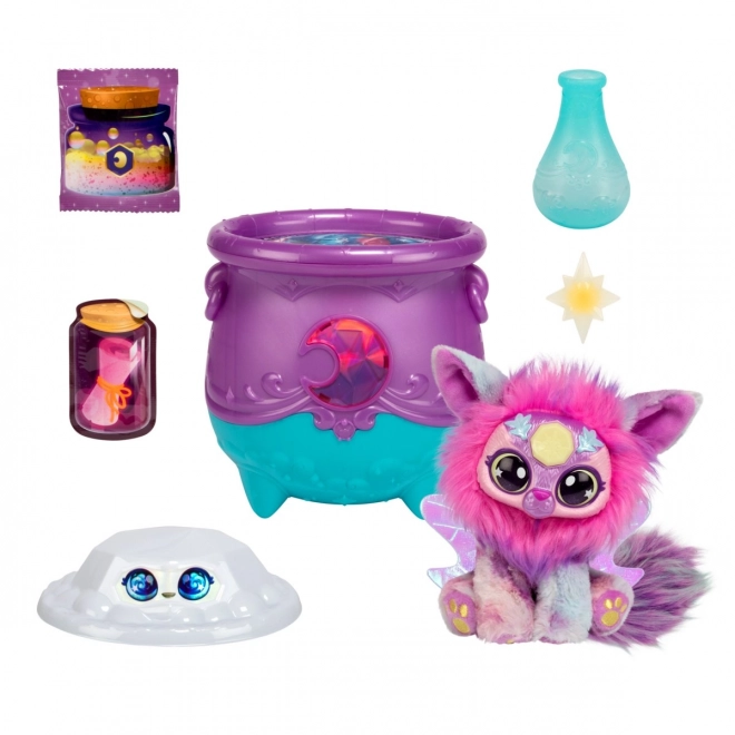 Magic Mixies Figurine Chaudron Gem Surprise, mix lunaire