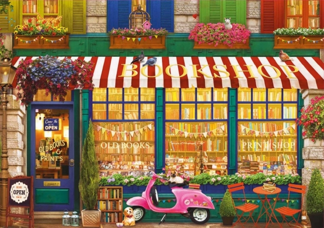 Puzzle Librairie Vintage 4000 Pièces
