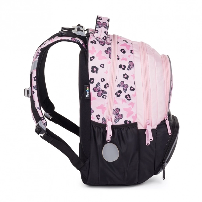Sac à dos scolaire Butterfly pour enfants de 2e à 4e année