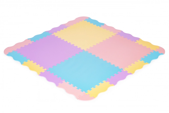 Tapis en mousse coloré pour enfants avec parc 141,5x141,5 cm 24 pcs IPLAY