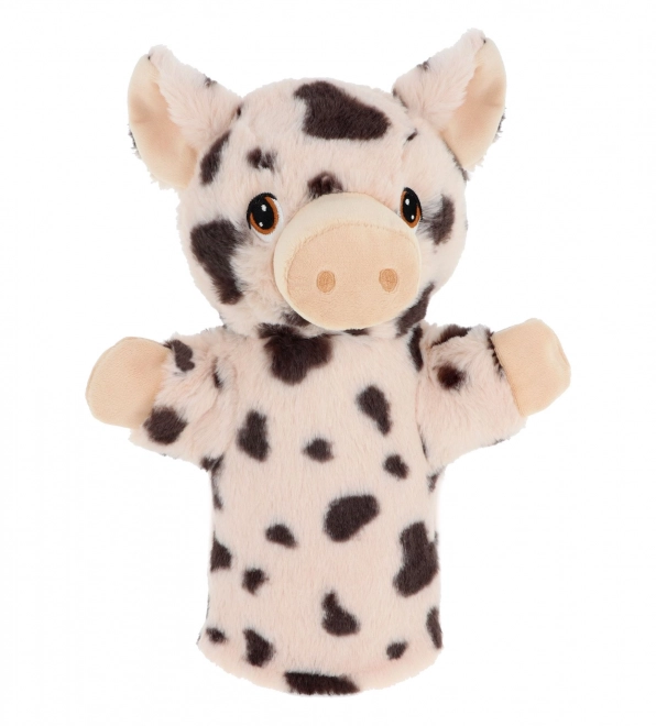 Marionnette en peluche Petit Cochon Keeleco 27 cm