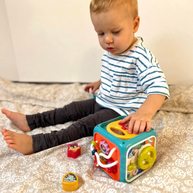 Cube sensoriel interactif Montessori 6 en 1