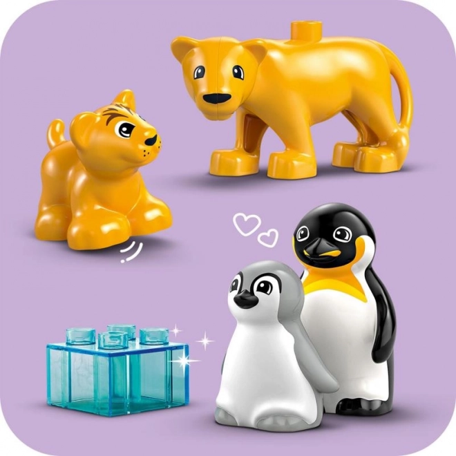Lego Duplo Familles d'animaux sauvages : Pingouins et lions