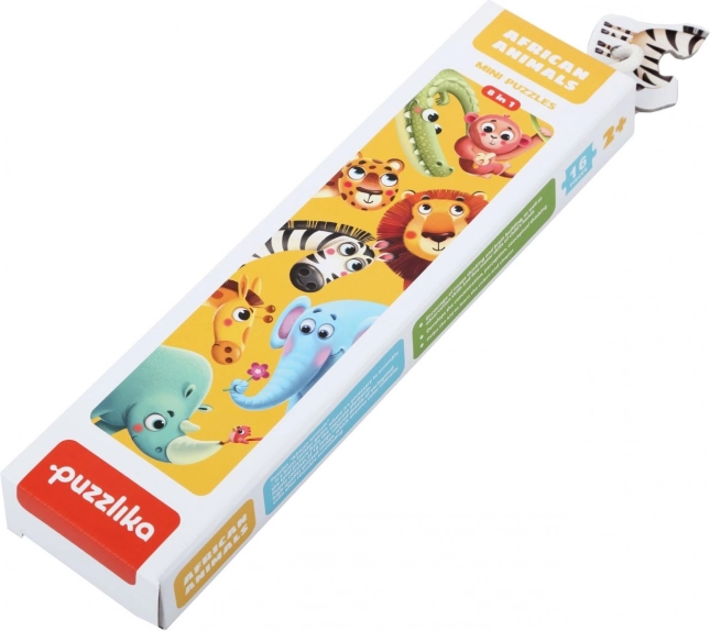 Puzzlika animaux d’Afrique – puzzle éducatif 8 animaux, 16 pièces