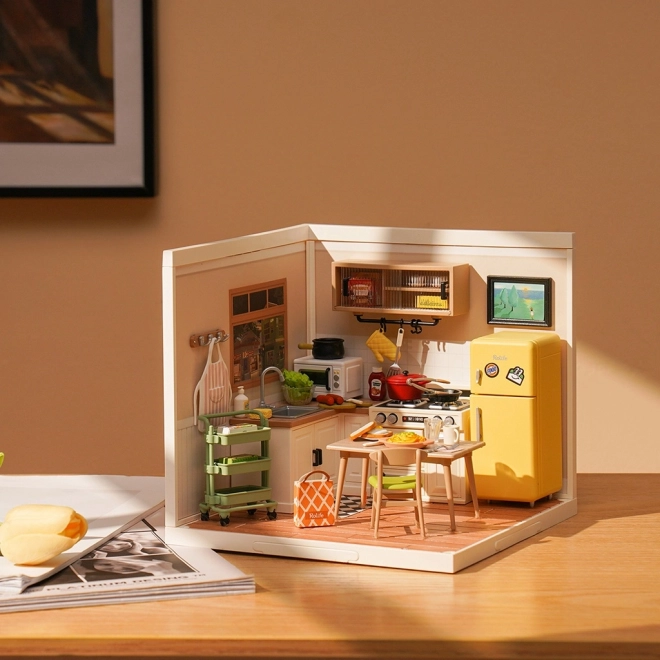 Miniature RoboTime Maison de Poupée Cuisine de Happy Meals