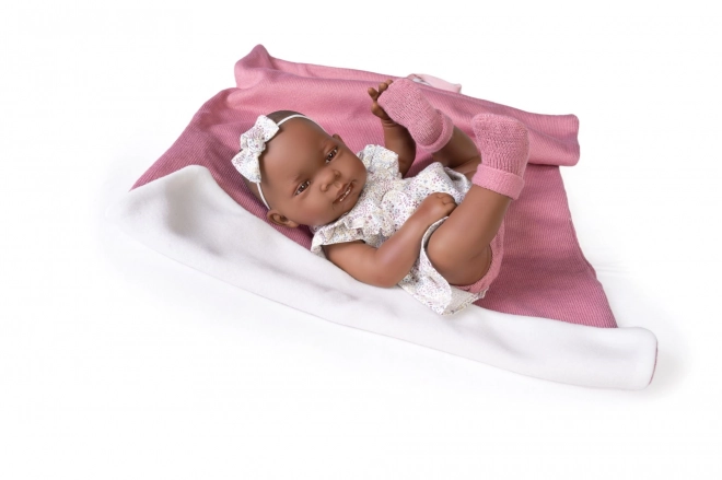 Antonio Juan 50288 MULATA - poupée réaliste bébé avec corps tout en vinyle - 42 cm