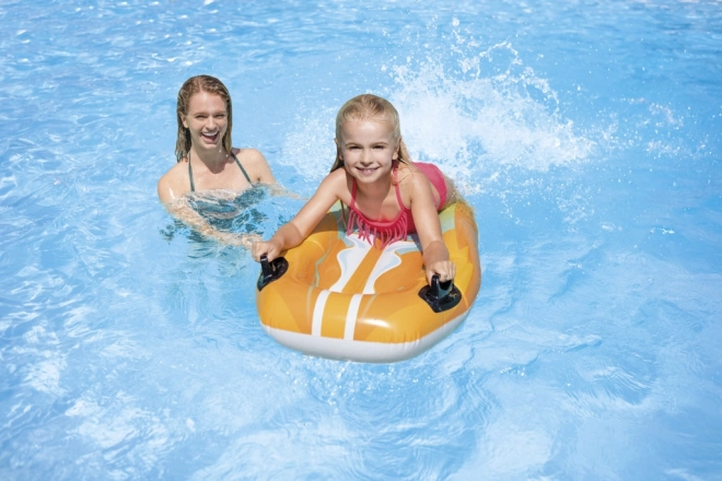 Matelas flottant pour l'eau avec poignées