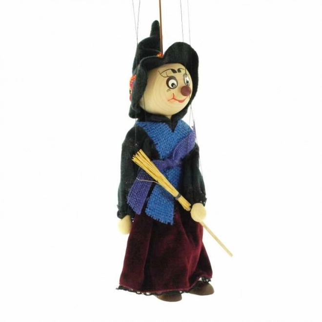 Marionnette en bois de sorcière