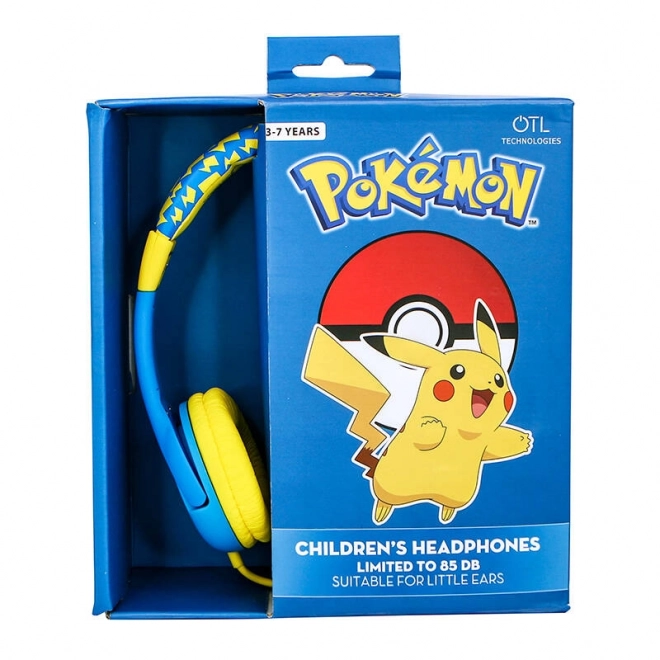 Casque filaire pour enfants OTL Pokemon Pikachu (bleu et jaune)