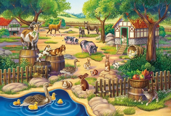 Puzzle Mes Animaux Préférés 3x48 pièces