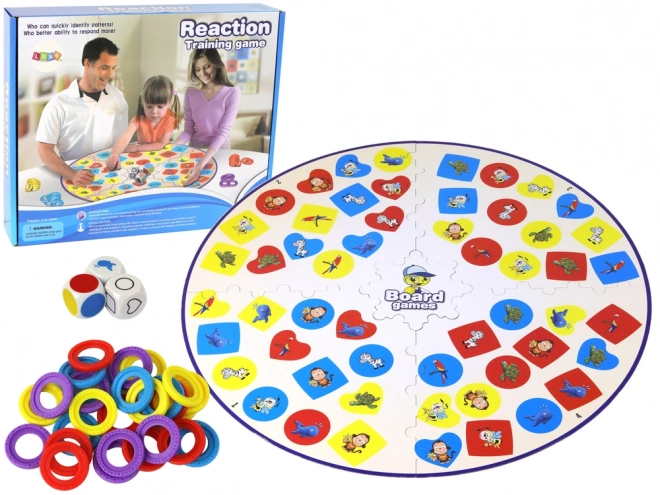 Jeu de plateau logique pour réflexes et perspicacité
