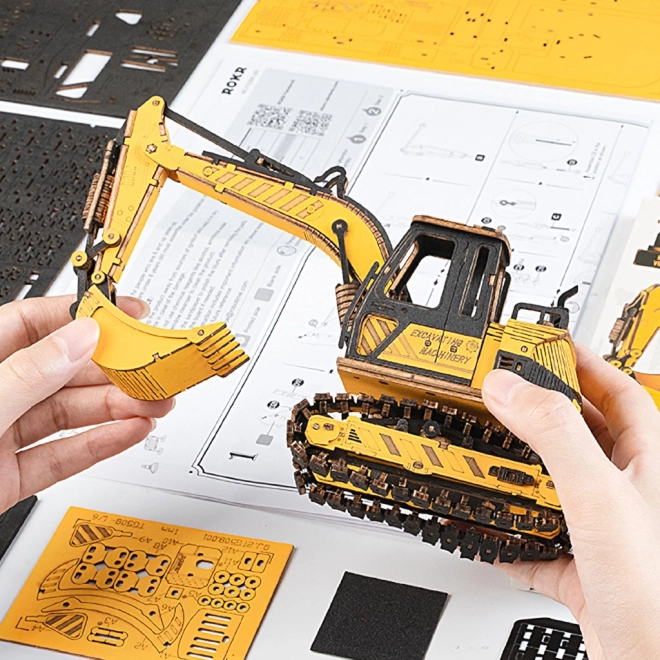 Puzzle 3D en bois RoboTime - Pelle