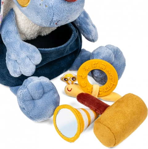 Jouet textile d’activités Chien Jules