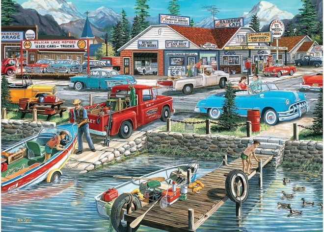 Puzzle EUROGRAPHICS ALLONS PÊCHER, 1000 pièces
