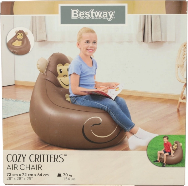 Fauteuil gonflable pour enfants BESTWAY – Małpka