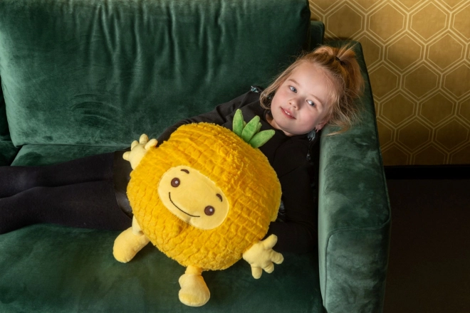 Cozy Noxxiez HW751 Ananas - coussin chauffant en peluche 3 en 1