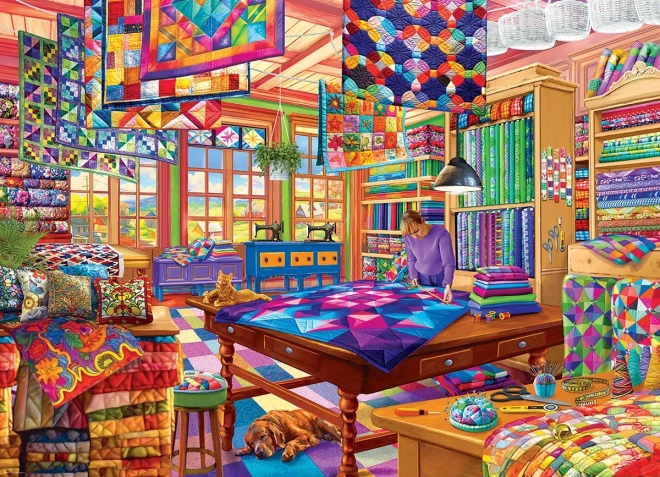 Puzzle Švadlena 1000 pièces Eurographics