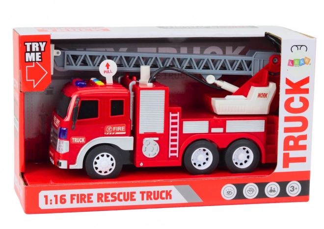 Camion de Pompier avec Télescope 1:16