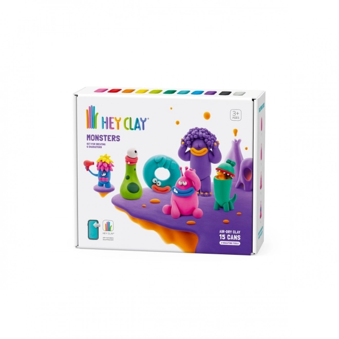 Hej Clay ensemble de plastique Monsters