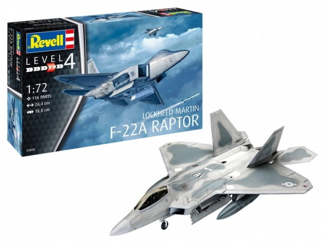 Kit de construction du modèle Lockheed Martin F-22A Raptor
