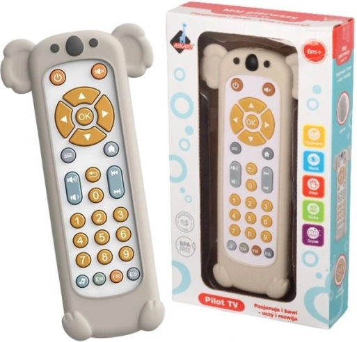 Télécommande TV musicale pour enfants Koala avec coque en silicone