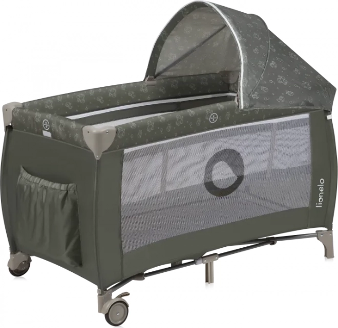 Lit de voyage Lionelo Sven Plus Beige Olive