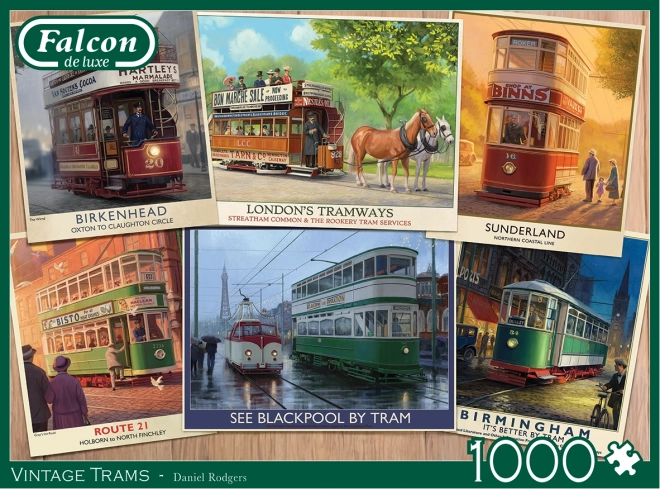 Puzzle tramways historiques 1000 pièces