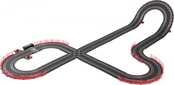 Circuit à adrénaline avec paroi verticale et carrefour