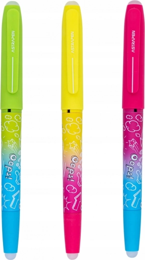 Stylo effaçable ASTRA OOPS! 0,6 mm néon, 1 pc (assortiment)