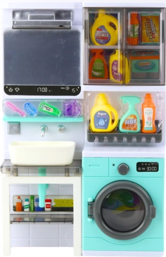 Machine à laver réaliste avec lumières et sons