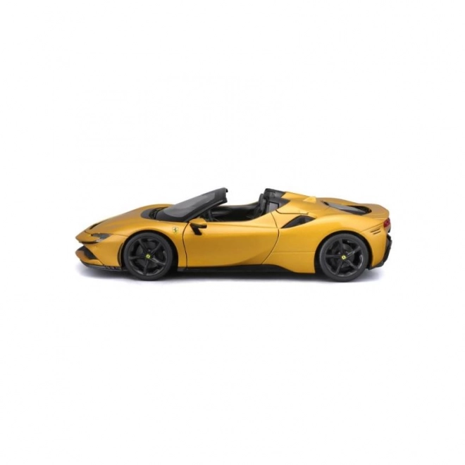 Bburago Ferrari SF90 Spider à l'échelle 1:18 - jaune