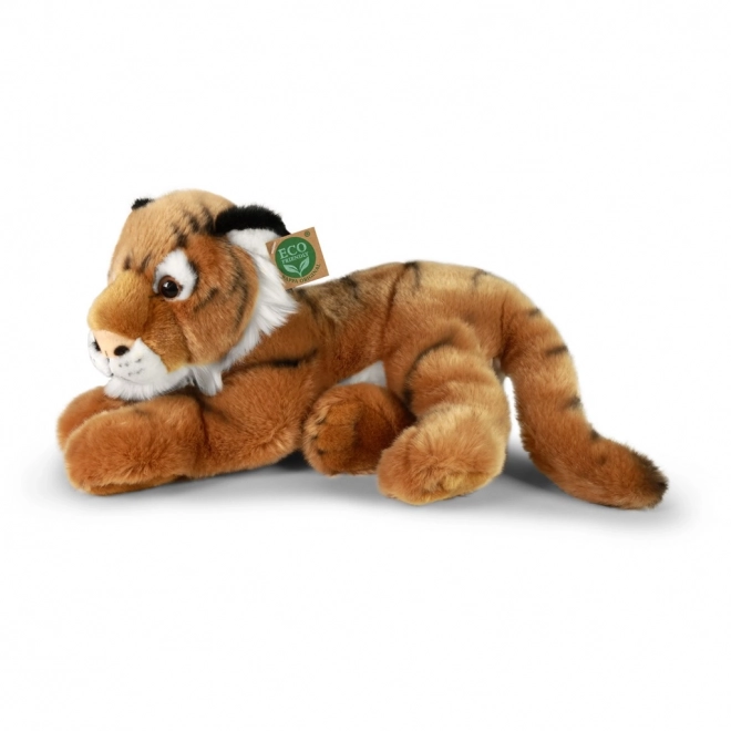 Tigre en peluche couché 36 cm ECO-FRIENDLY