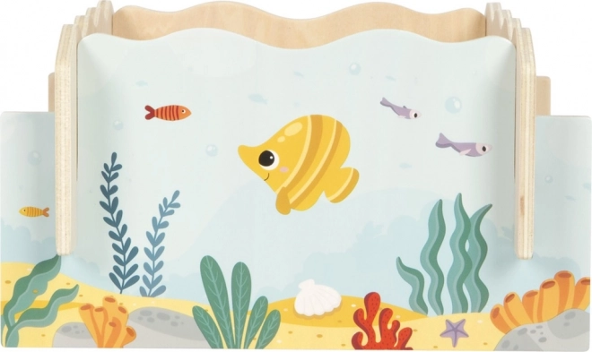 Petite jambe jeu de pêche de poissons