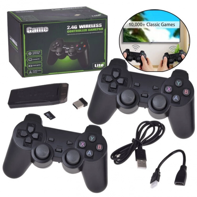 Console de jeu rétro avec HDMI et 2 manettes