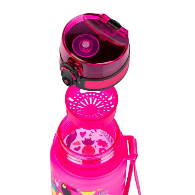 Bouteille à boire en Tritan BAAGL Flamants roses, 500 ml