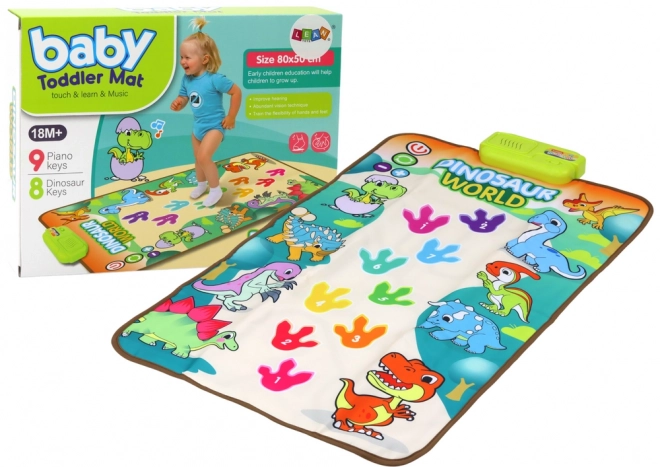 Tapis de danse éducatif Interactif dinosaures Lumières Sons