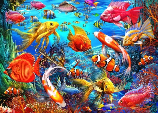 Puzzle Poissons Tropicaux 1500 Pièces