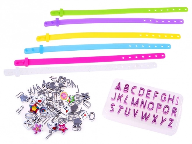 Kit créatif pour bracelets avec lettres