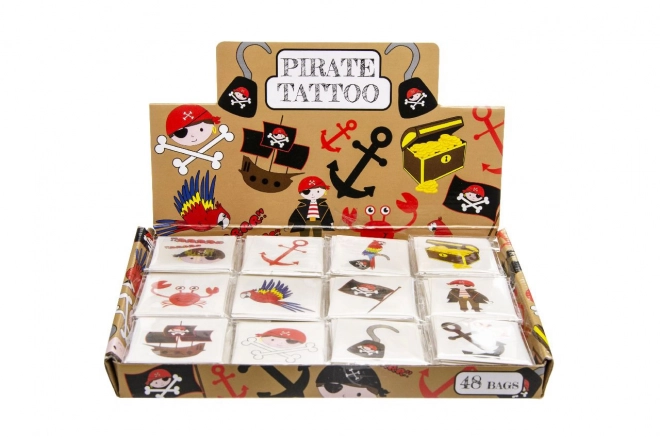 Tatouages Pirates 12 pièces