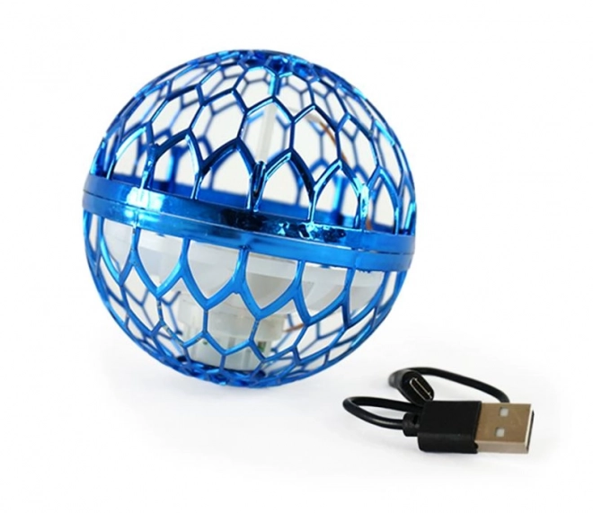 Balle boomerang bleue