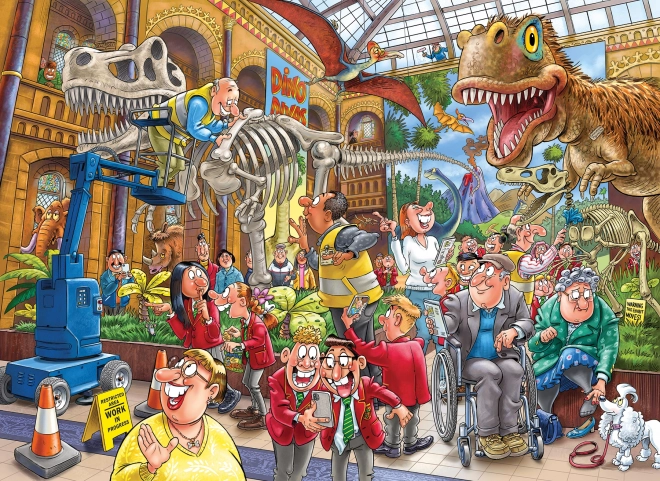 Puzzle JUMBO WASGIJ Mystery 24: Moisissure au musée 1000 pièces