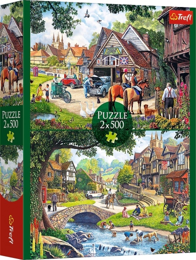 Puzzle 2×500 – Vie idyllique