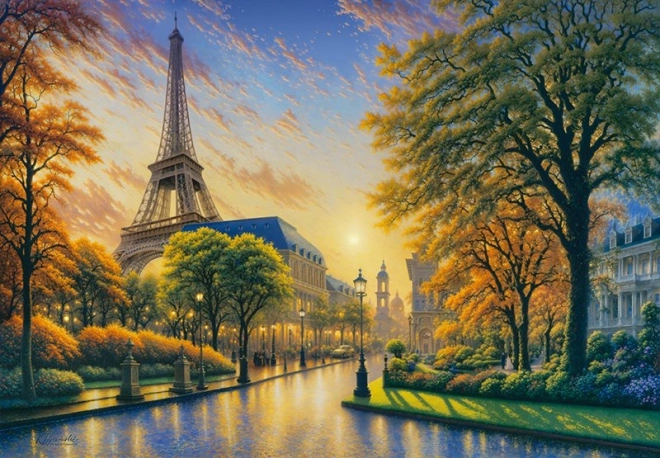 Puzzle Élégance parisienne 500 pièces