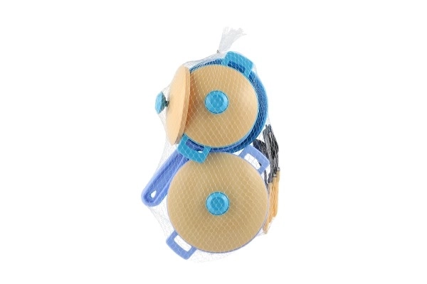 Ensemble de poêles avec accessoires en plastique 11 pièces dans un sac