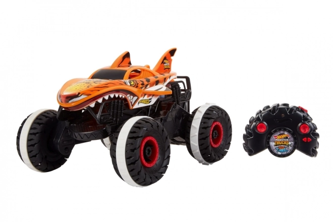 RC monster truck tout-terrain HOT WHEELS Tiger Shark 1:15