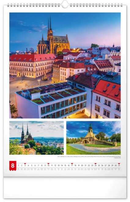Calendrier mural Ma Patrie 2025, 33 × 46 cm