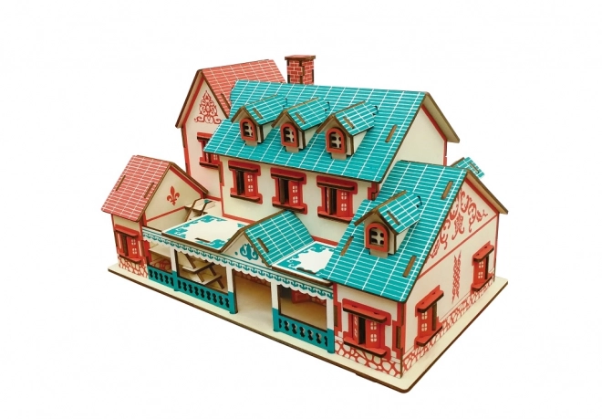 Woodcraft puzzle 3D en bois Vila Narat