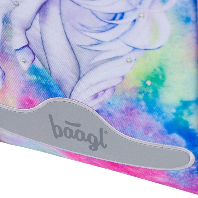 ENSEMBLE BAAGL 5 Shelly Licorne : cartable, trousse, sac, chemise, boîte