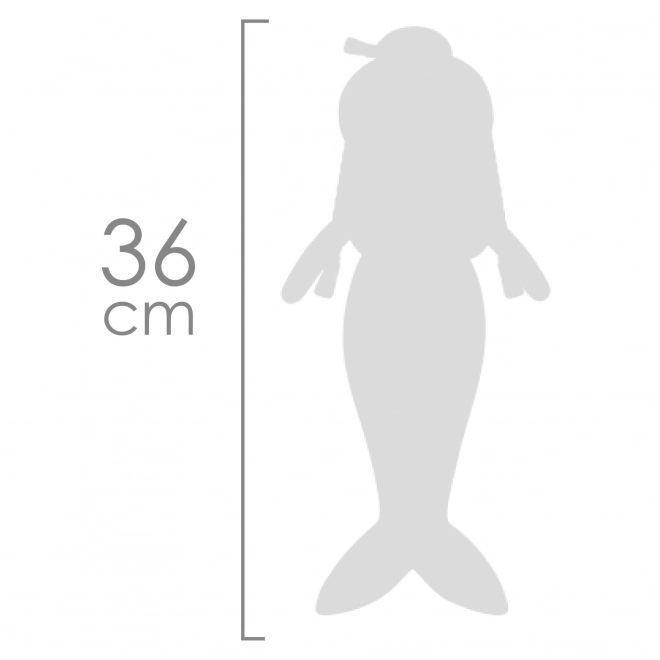 DeCuevas 20041 Poupée en peluche 2en1 OCEAN FANTASY - 36 cm avec berceau
