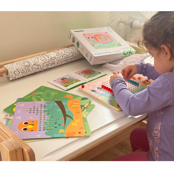 Puzzle en bois avec chevilles de Tooky Toy